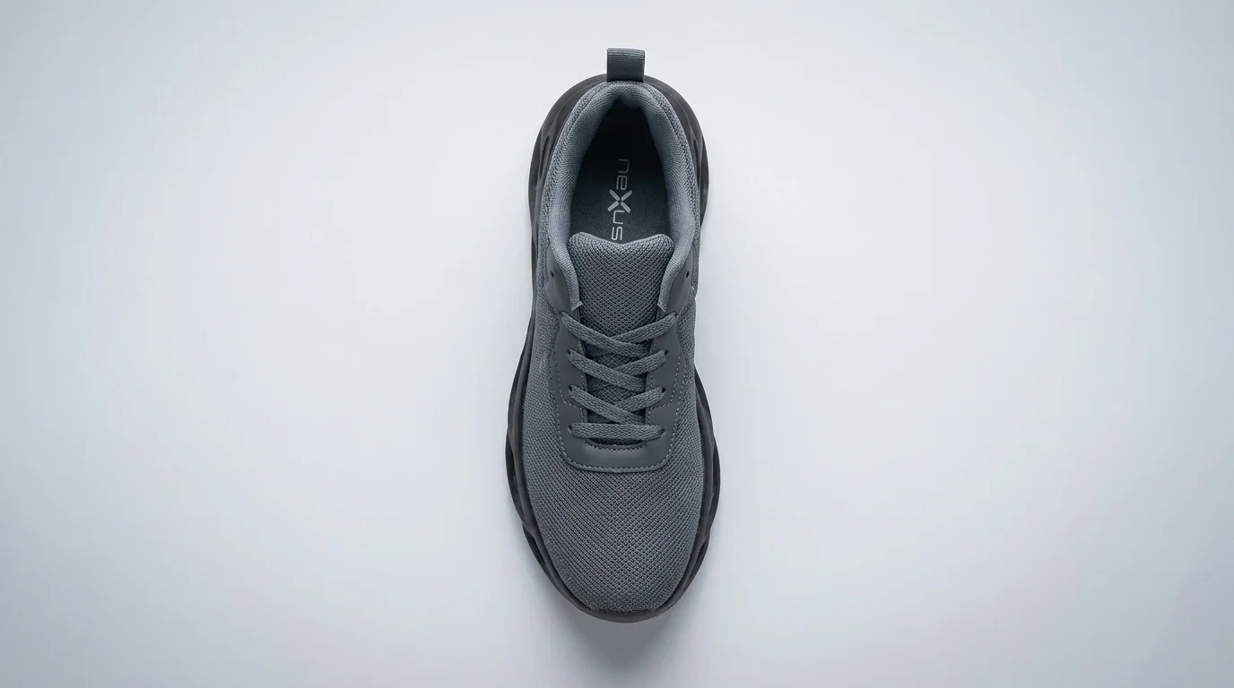 Sneaker Minuit, vue du dessus